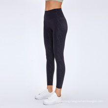 Slim Slimming High Waist Fitness Running Sports Yoga Nine-Point Pants
